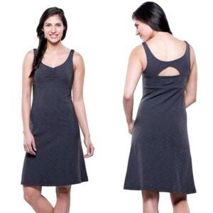 Kuhl Women's Mova Aktiv Dress w/ Shelf Bra in Size Medium Charcoal Gray EUC